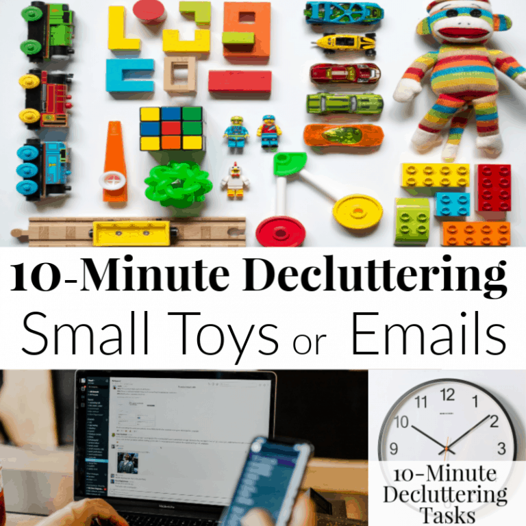 Day 5 Purging Tips – Small Toys and Email Inbox