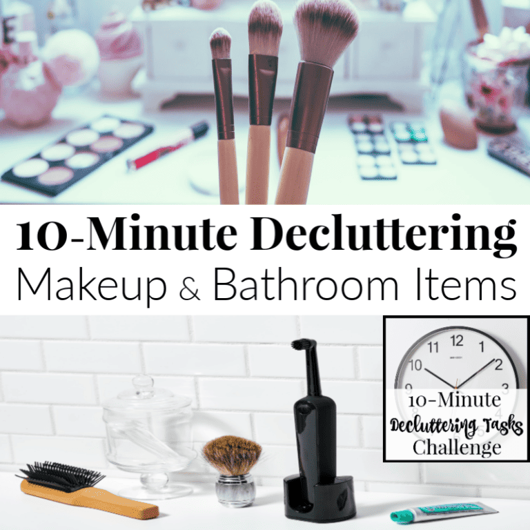 Day 20 – Decluttering Makeup & the Bathroom