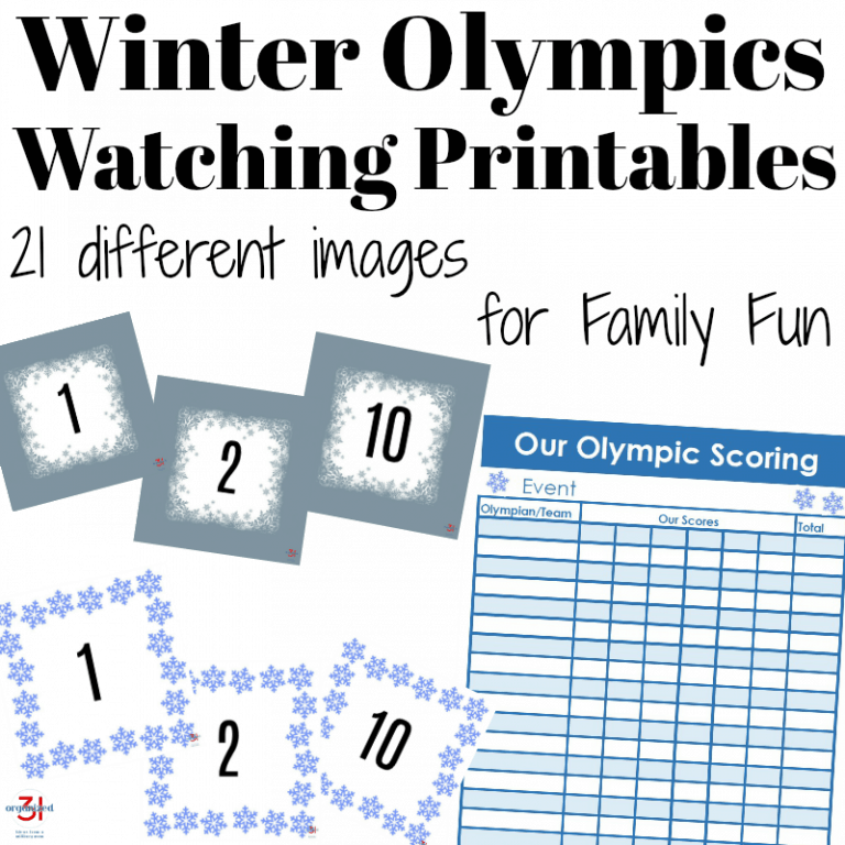 Family Olympics Game Watching Ideas