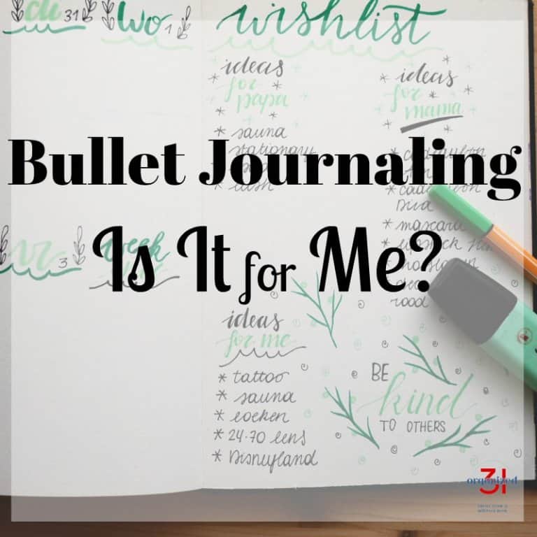 Bullet Journal – Is It for Me?
