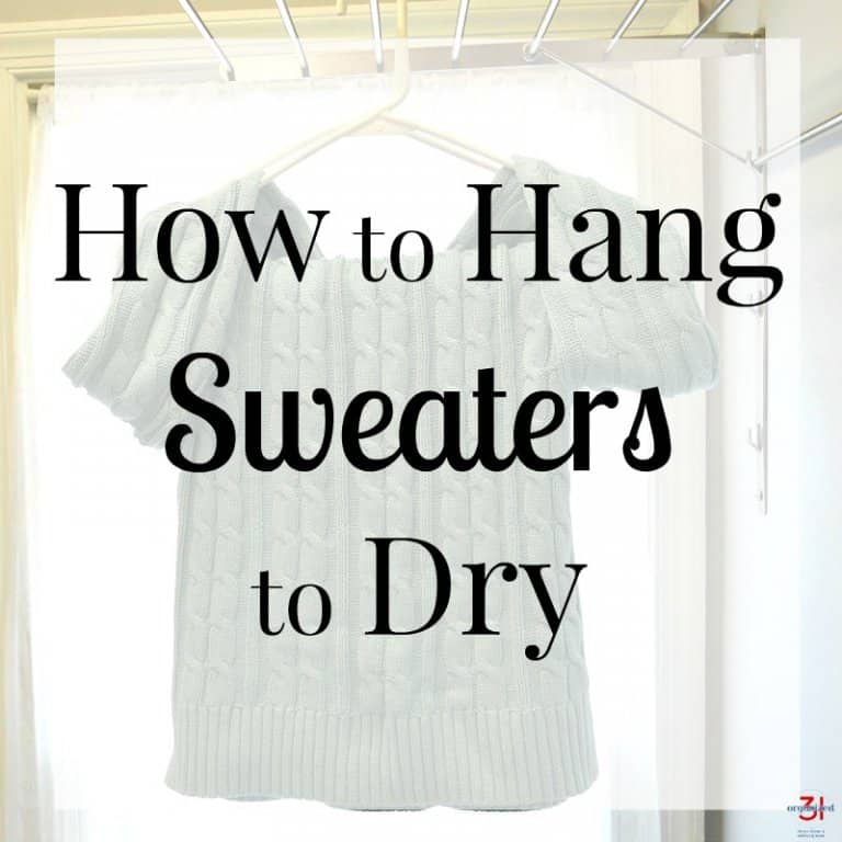 How to Hang Sweaters to Dry