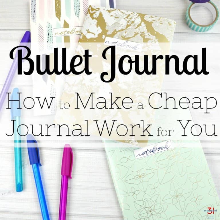 Bullet Journal – How to Make a Cheap Journal Work