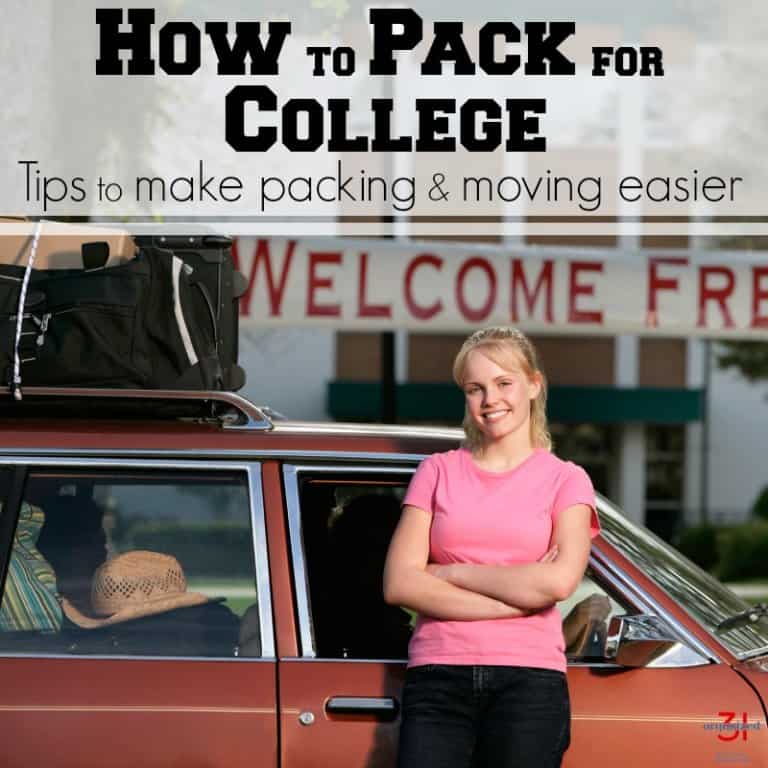 How to Pack for College