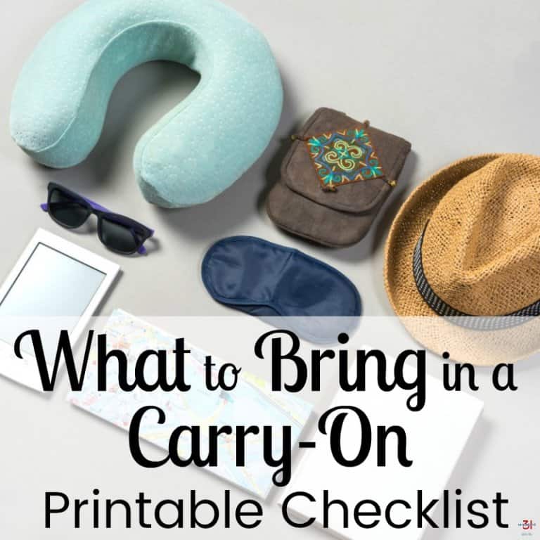 What to Bring in a Carry-On