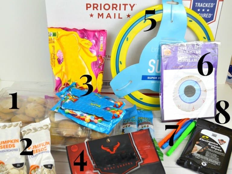 College Care Package Ideas for Guys Organized 31