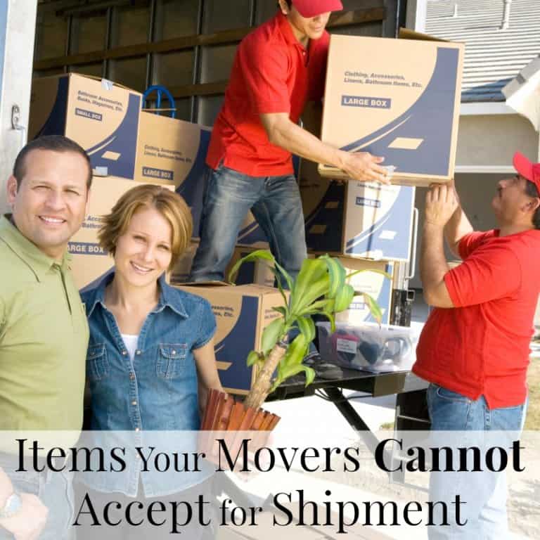 All The Crazy (And Not So Crazy) Items Movers Cannot Accept