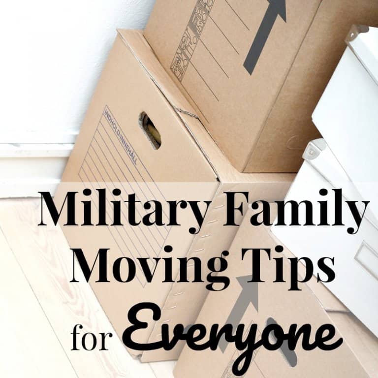 Military Family Moving Tips Everyone Can Use