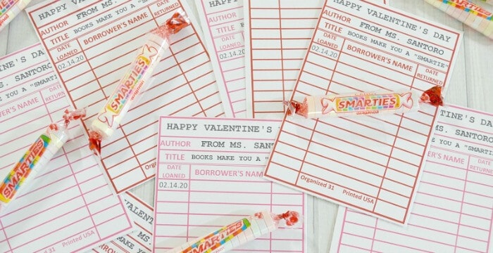 Teacher Valentine Printable - Organized 31