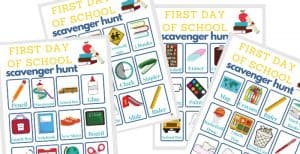 First Day of School Scavenger Hunt - Organized 31