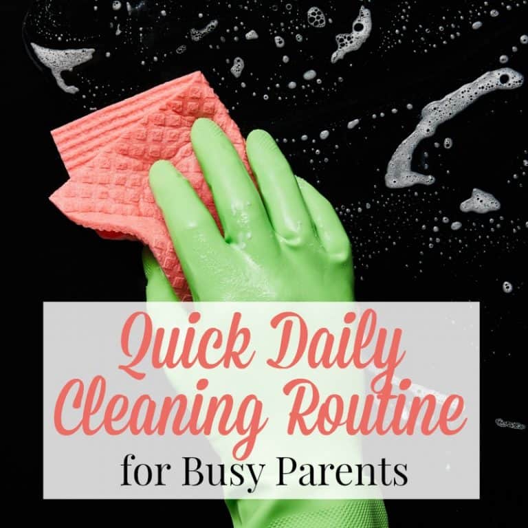Quick Daily Cleaning Routine for Busy Parents
