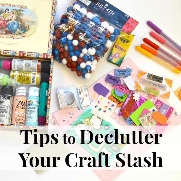 Craft Room Declutter Tips