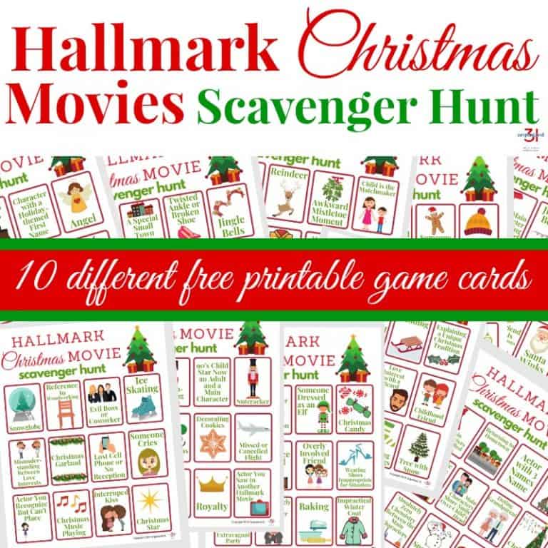 Hallmark Christmas Movies Scavenger Hunt