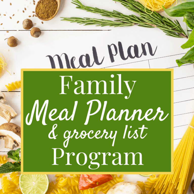 Family Meal Planner Program