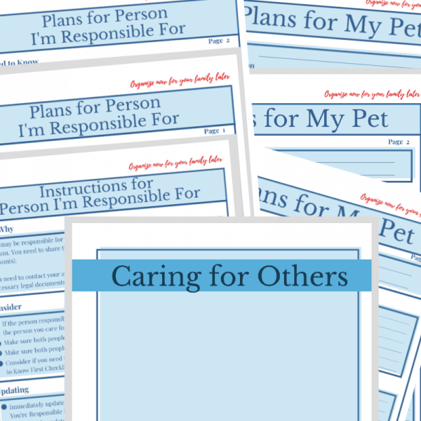 End-of-Life Checklist Binder - Organized 31