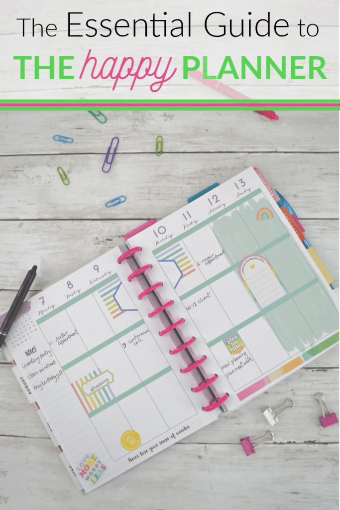 9 Disc 2019 2020 Dated Weekly Planner Inserts Refill Pages for Happy Planner Classic Planner Not Included 7.00x9.25 inches 