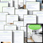 collage of pages of ebook including kitchen images