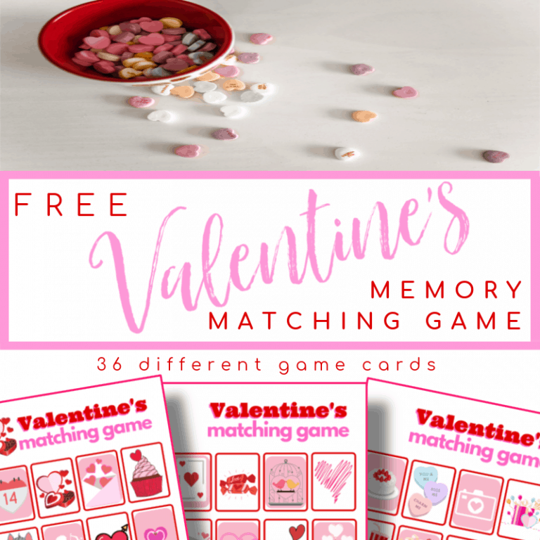 Valentine’s Memory Matching Game