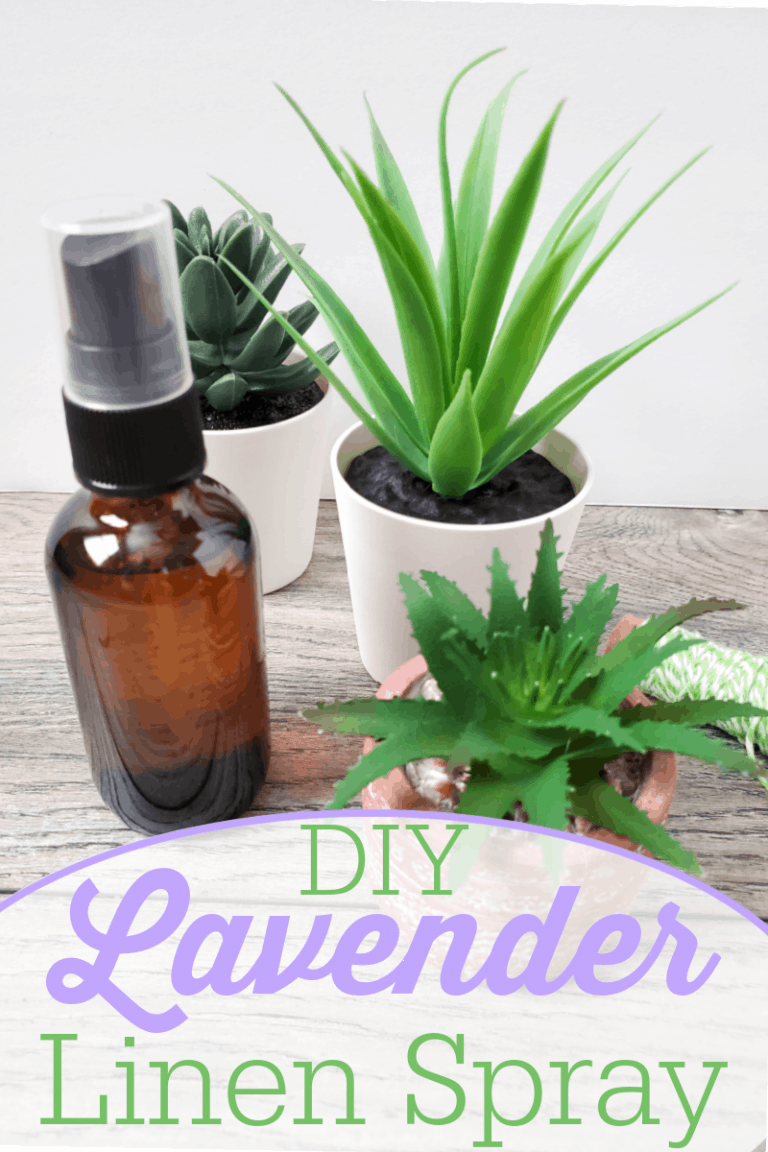 Easy to Make DIY Lavender Linen Spray - Organized 31