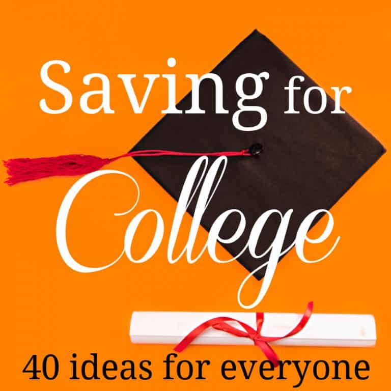 Saving for College – 40 Tips for Real Families