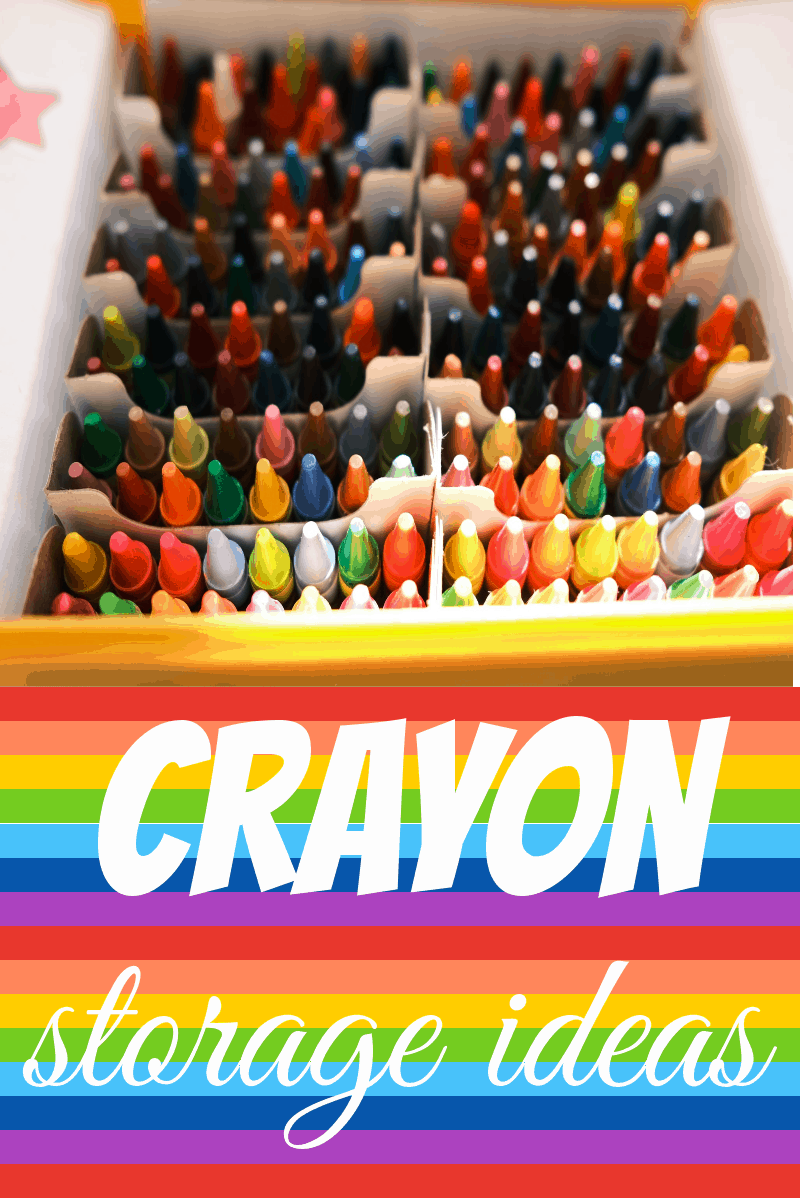 open boxes of crayons lined up