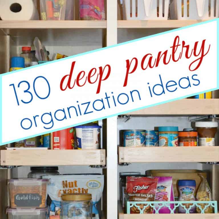 Deep Pantry Organization Ideas