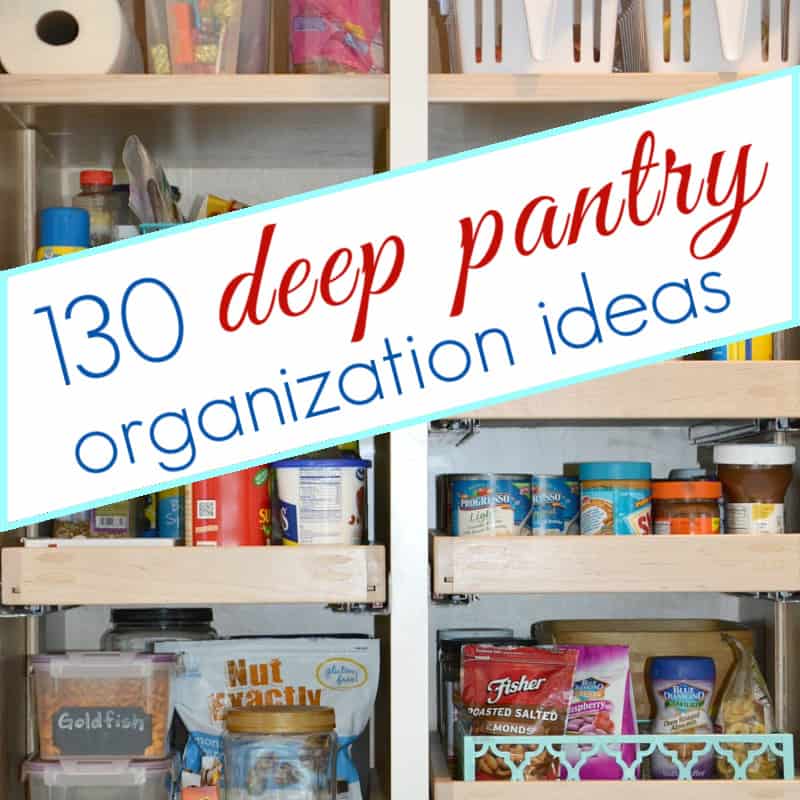 neatly organized pantry