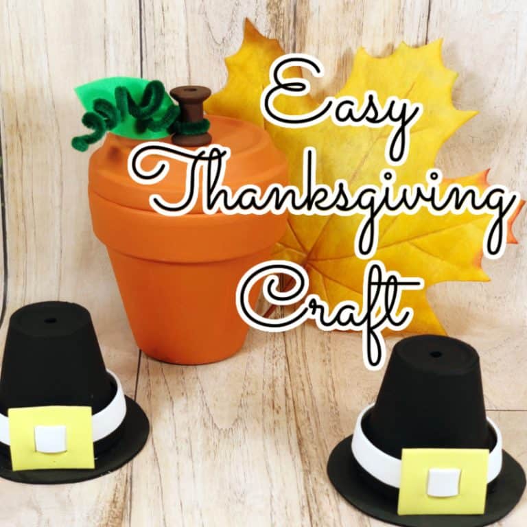 Thanksgiving Craft with Clay Pots
