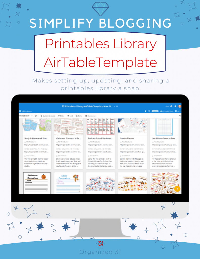 Simplify Blogging Printables Library