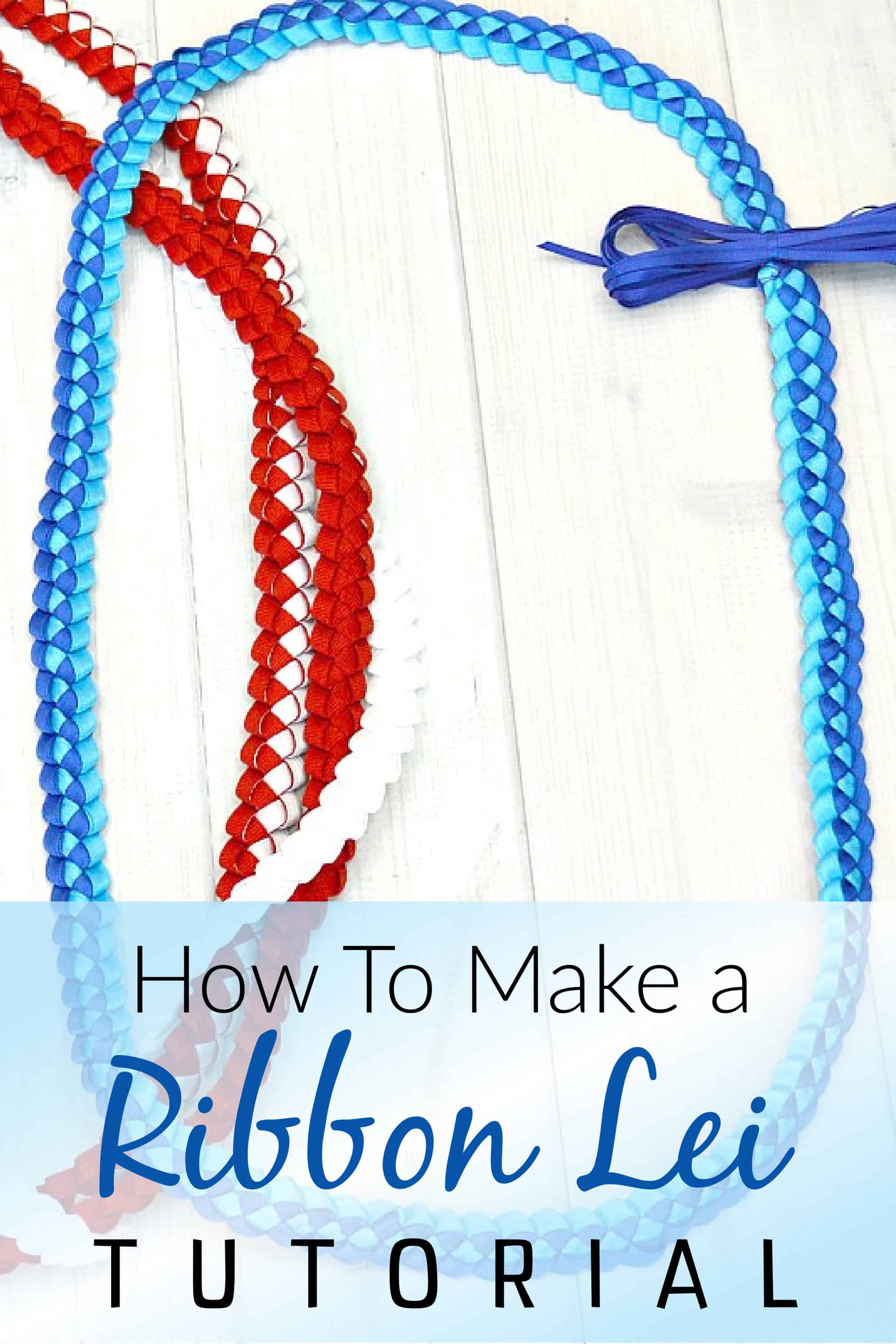How to Make a Ribbon Lei Tutorial for Graduation in 30 Minutes