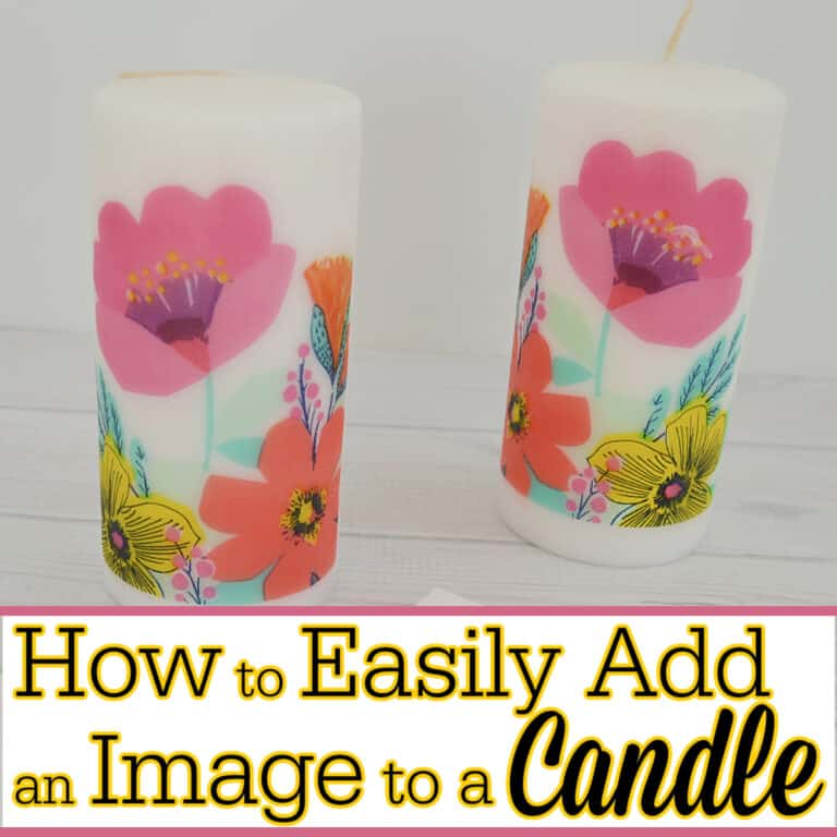 How to Add an Image to a Candle – Easy Tutorial
