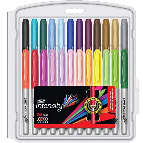 BIC Intensity Fashion Permanent Markers, Fine Point