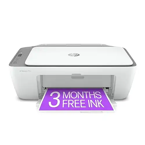 HP DeskJet 2755e Wireless Color inkjet-printer, Print, scan, copy, Best-for home