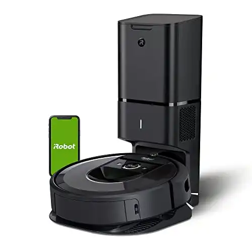 iRobot Roomba i7+ (7550) Robot Vacuum with Automatic Dirt Disposal - Empties Itself for up to 60 Days, Smart Mapping, Works with Alexa, Ideal for Pet Hair, Carpets, Hard Floors