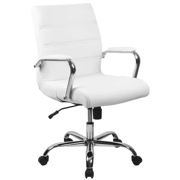 Faux Leather Swivel Ergonomic Office Chair