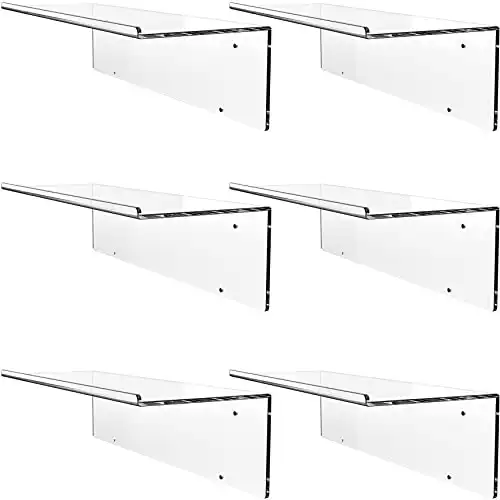 Invisible Acrylic Floating Wall Ledge Shelf
