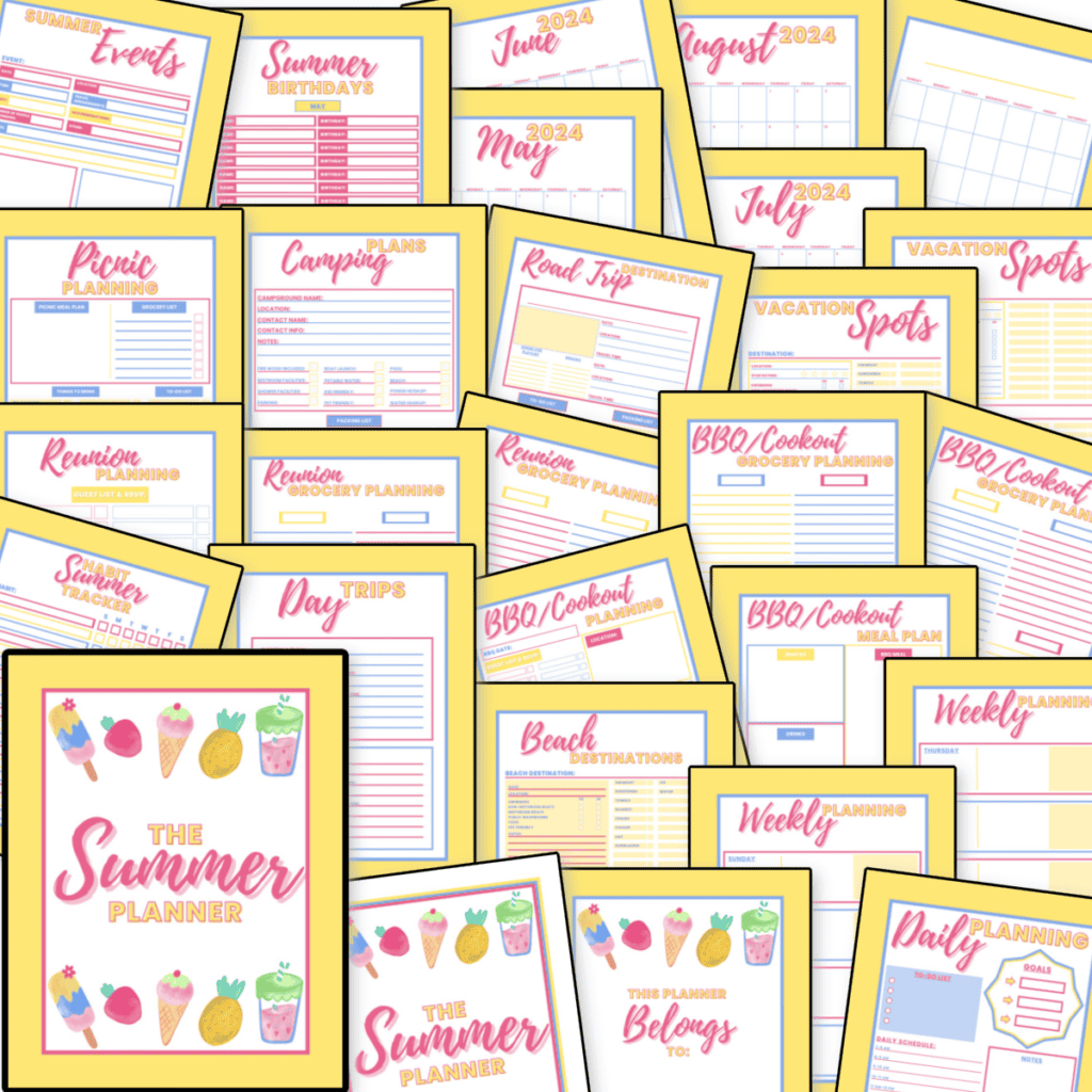 Special Offer Summer Planner & To Do List - Organized 31